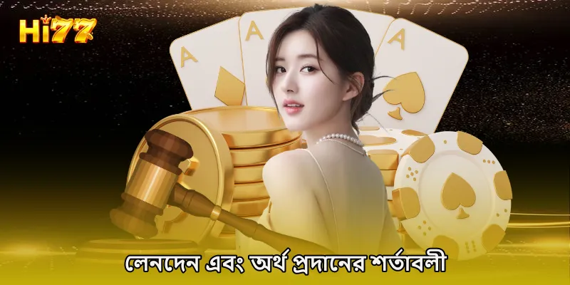 লেনদেন এবং অর্থ প্রদানের শর্তাবলী