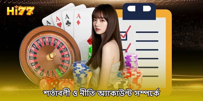 শর্তাবলী ও নীতি অ্যাকাউন্ট সম্পর্কে